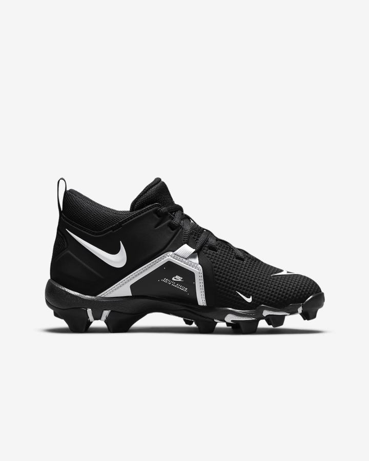 Botas de Futbol Nike Alpha Menace 3 Shark Kids (Wide) Niño Negras Blancas | CJYGT-9416