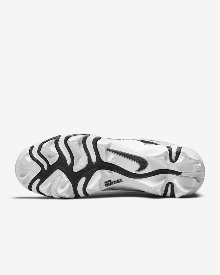 Botas de Futbol Nike Alpha Menace 3 Shark Hombre Blancas Negras | DBFVX-4805