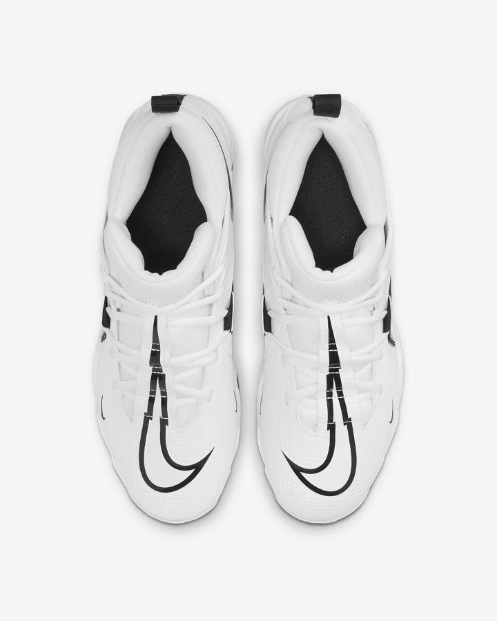 Botas de Futbol Nike Alpha Menace 3 Shark Hombre Blancas Negras | DBFVX-4805