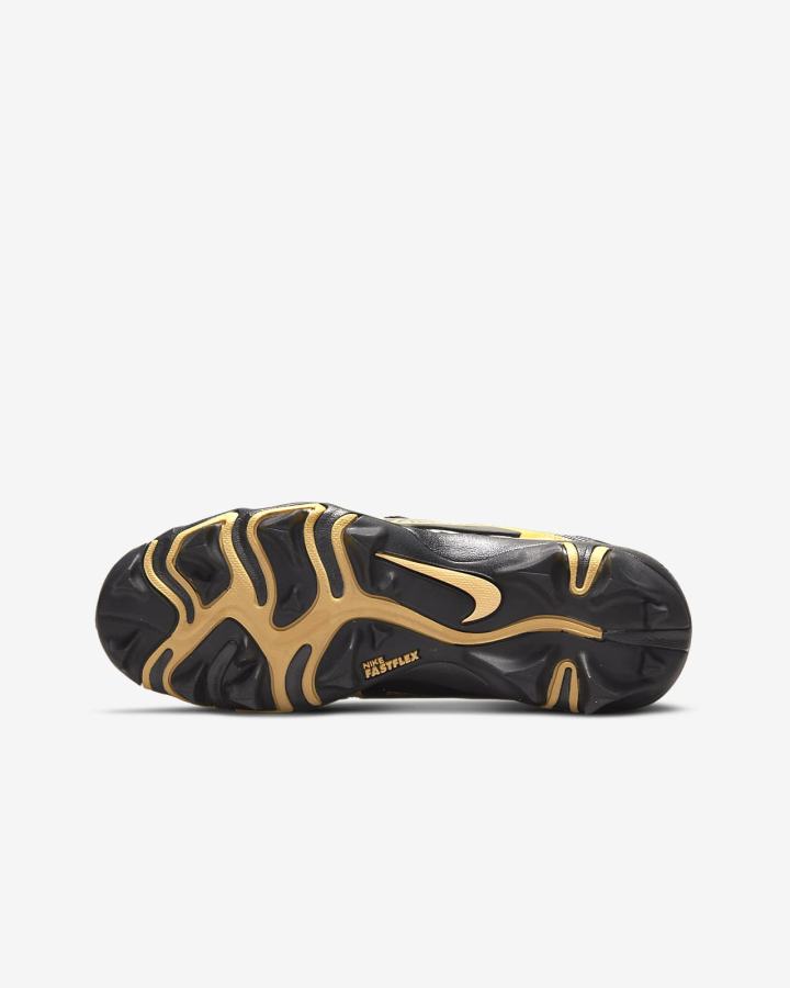 Botas de Futbol Nike Alpha Menace 3 Shark RW Kids Niño Negras Blancas Metal Doradas | FIZWN-8371