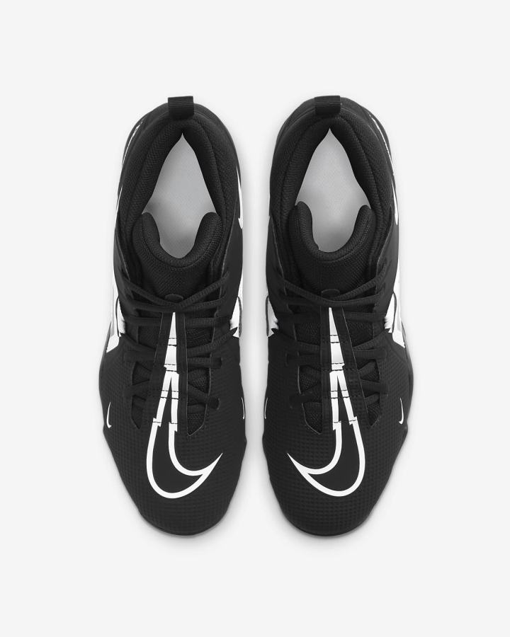 Botas de Futbol Nike Alpha Menace 3 Shark (Wide) Hombre Negras Blancas | KUVIM-1394