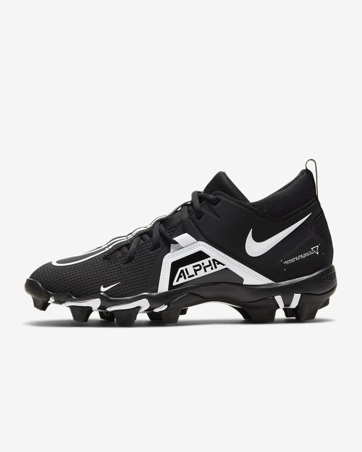 Botas de Futbol Nike Alpha Menace 3 Shark Hombre Negras Blancas | LETMY-7914