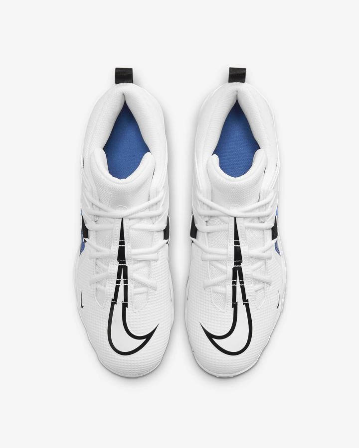 Botas de Futbol Nike Alpha Menace 3 Shark Hombre Blancas Azul Real Negras | QUOCI-2106