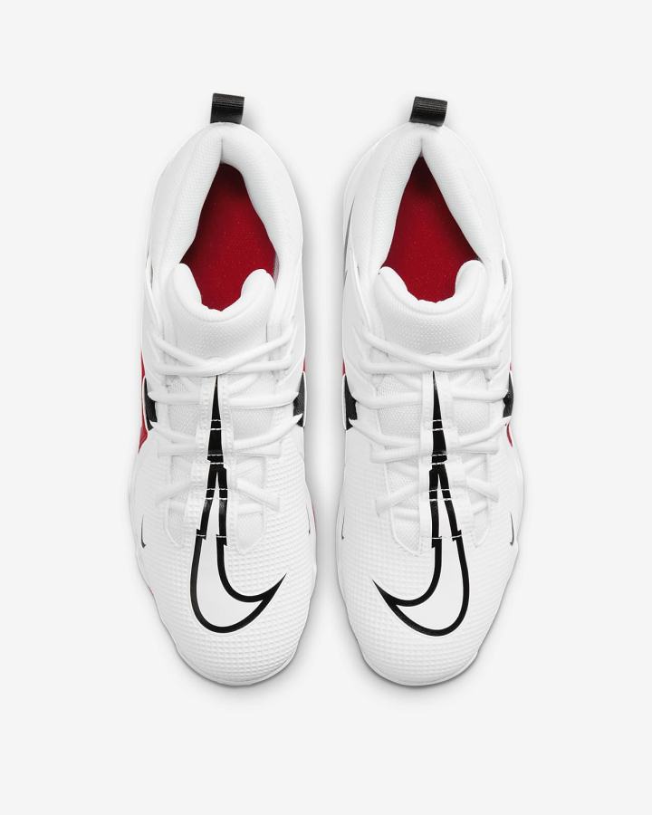 Botas de Futbol Nike Alpha Menace 3 Shark Hombre Blancas Rojas Negras | QXVSI-7846