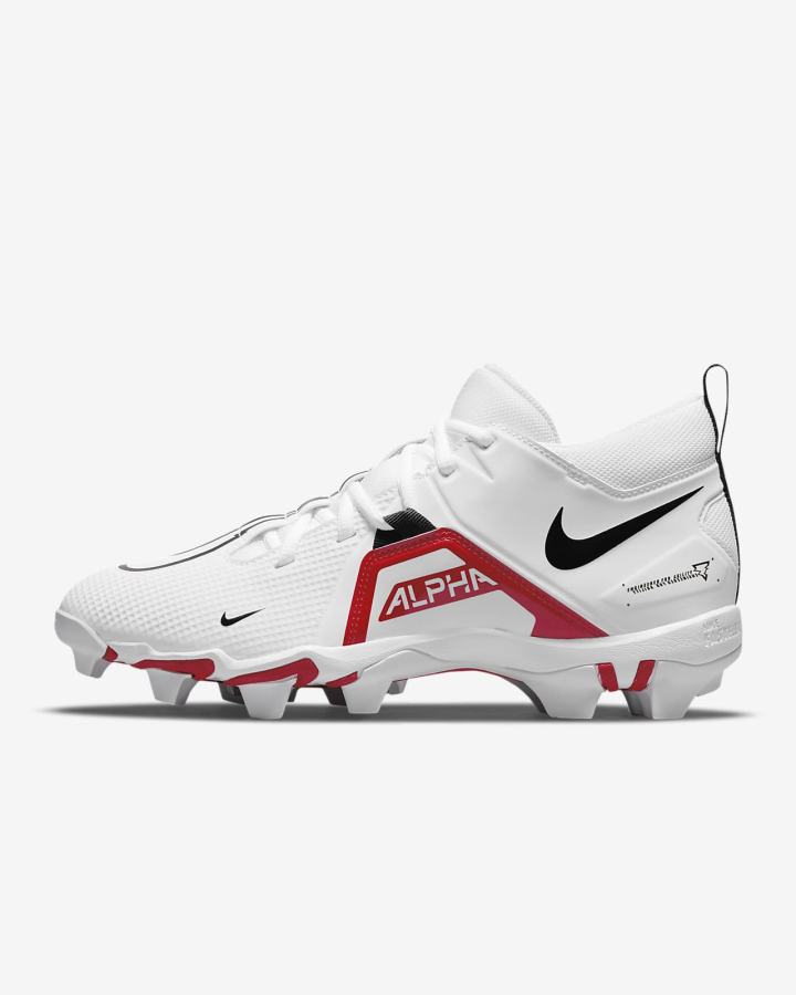 Botas de Futbol Nike Alpha Menace 3 Shark Hombre Blancas Rojas Negras | QXVSI-7846