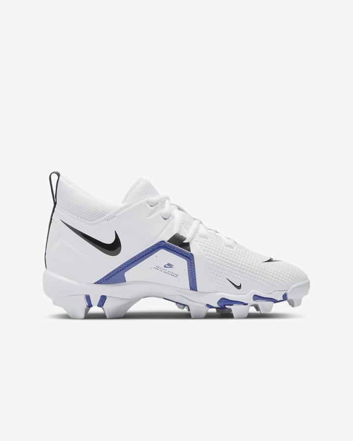 Botas de Futbol Nike Alpha Menace 3 Shark Kids Niño Blancas Azul Real Negras | WDIXH-9015