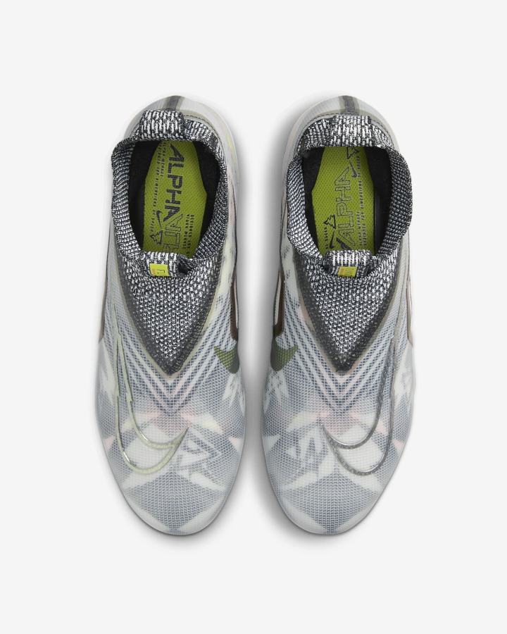 Botas de Futbol Nike Alpha Menace Elite 3 RW Hombre Gris Amarillo Rojas Claro Negras | AMWKS-2194