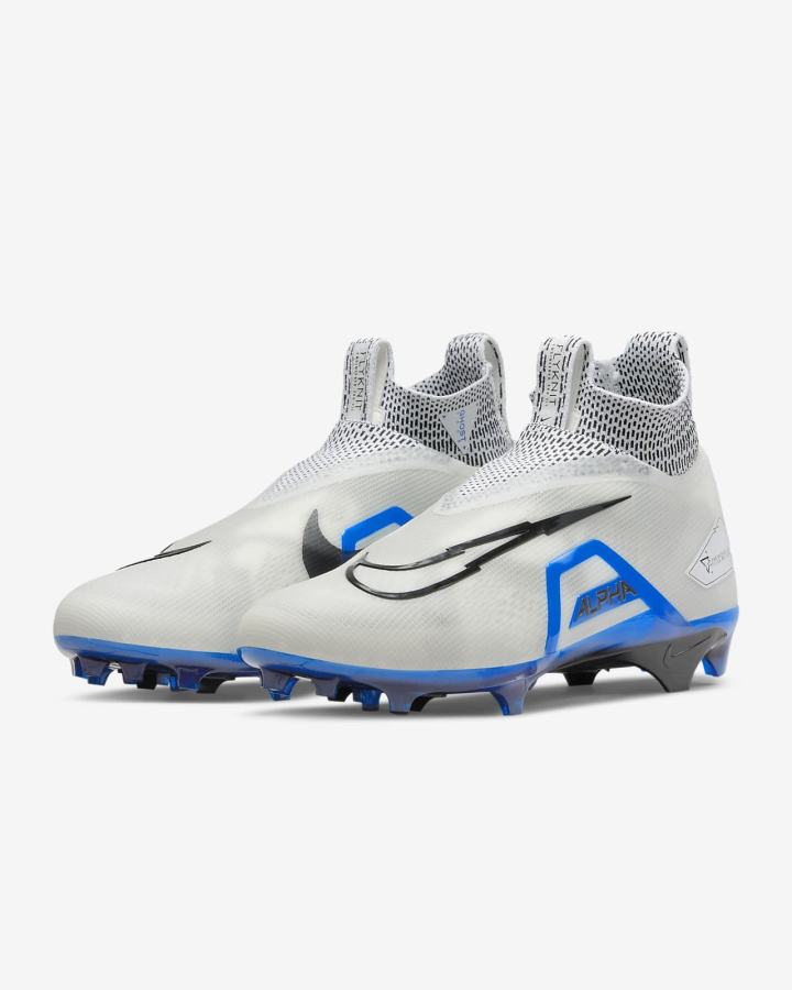 Botas de Futbol Nike Alpha Menace Elite 3 Hombre Blancas Azul Real Azules Negras | ELKVO-9460