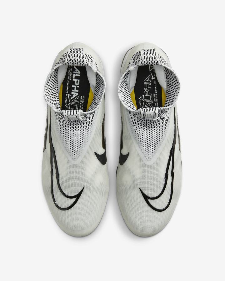 Botas de Futbol Nike Alpha Menace Elite 3 Hombre Blancas Gris Amarillo Negras | GFASK-1890