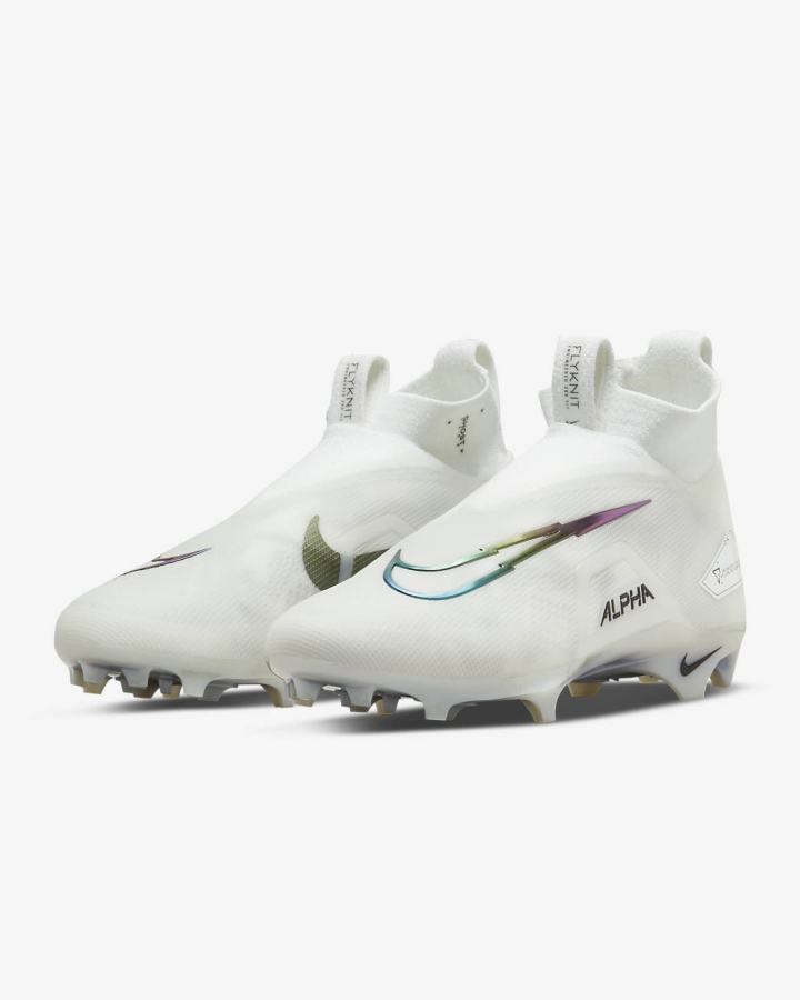 Botas de Futbol Nike Alpha Menace Elite 3 Hombre Blancas Gris Amarillo Negras | IUNTQ-0524