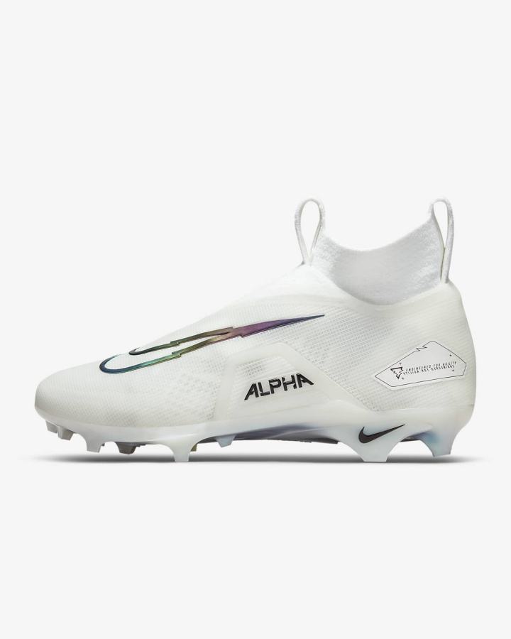 Botas de Futbol Nike Alpha Menace Elite 3 Hombre Blancas Gris Amarillo Negras | IUNTQ-0524