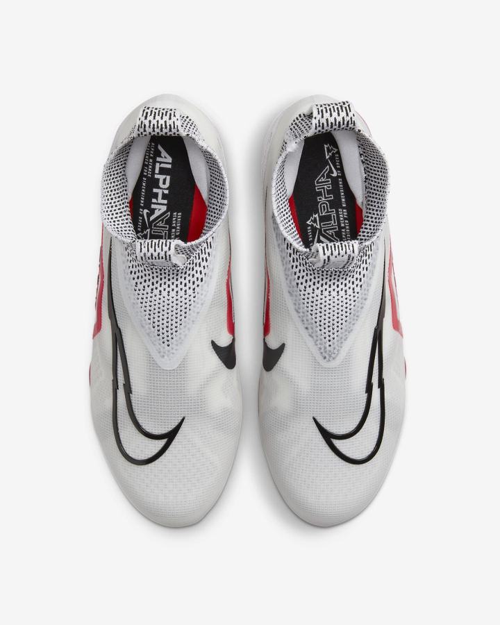 Botas de Futbol Nike Alpha Menace Elite 3 Hombre Blancas Rojas Negras | UBIHR-4962