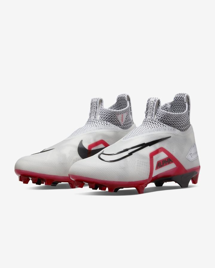 Botas de Futbol Nike Alpha Menace Elite 3 Hombre Blancas Rojas Negras | UBIHR-4962