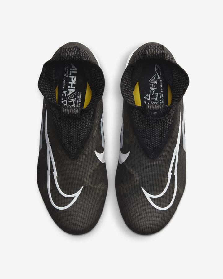 Botas de Futbol Nike Alpha Menace Elite 3 Hombre Negras Gris Amarillo Blancas | ZTWUJ-3054