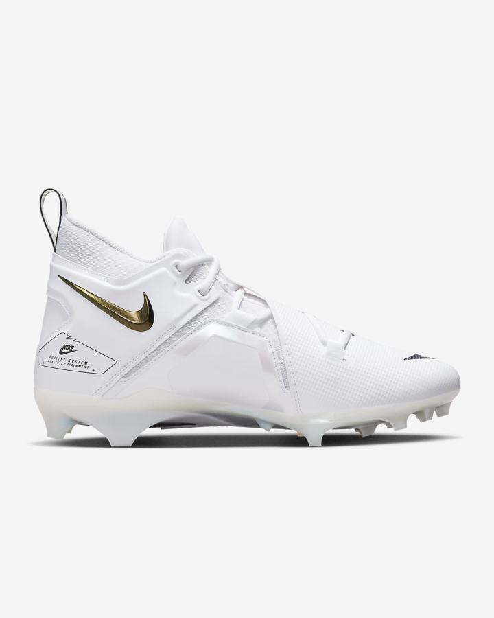 Botas de Futbol Nike Alpha Menace Pro 3 Hombre Blancas Negras | IKAWM-1098
