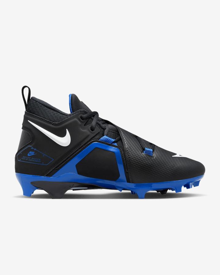 Botas de Futbol Nike Alpha Menace Pro 3 Hombre Negras Azul Real Blancas | NLAKH-9634