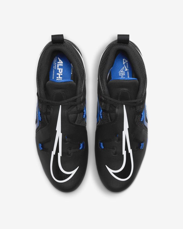 Botas de Futbol Nike Alpha Menace Pro 3 Hombre Negras Azul Real Blancas | NLAKH-9634