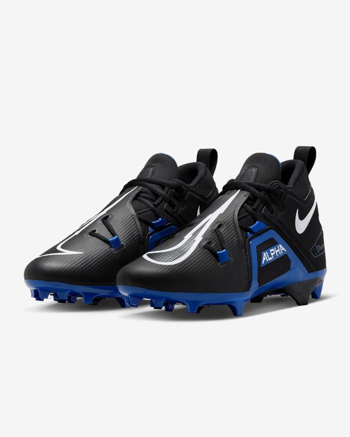 Botas de Futbol Nike Alpha Menace Pro 3 Hombre Negras Azul Real Blancas | NLAKH-9634