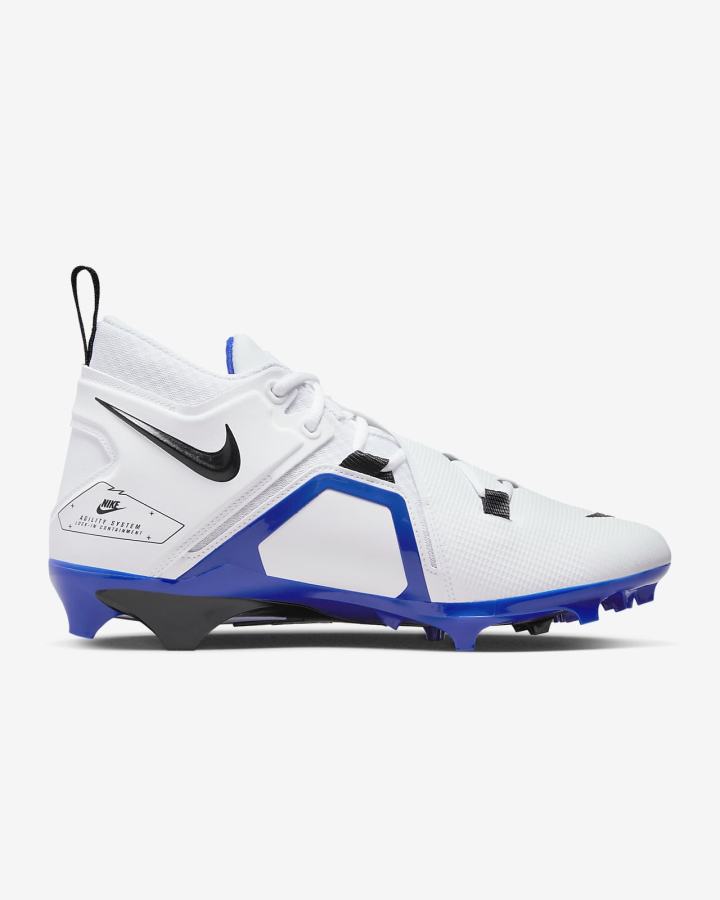 Botas de Futbol Nike Alpha Menace Pro 3 Hombre Blancas Azul Real Negras | OVFAI-9623