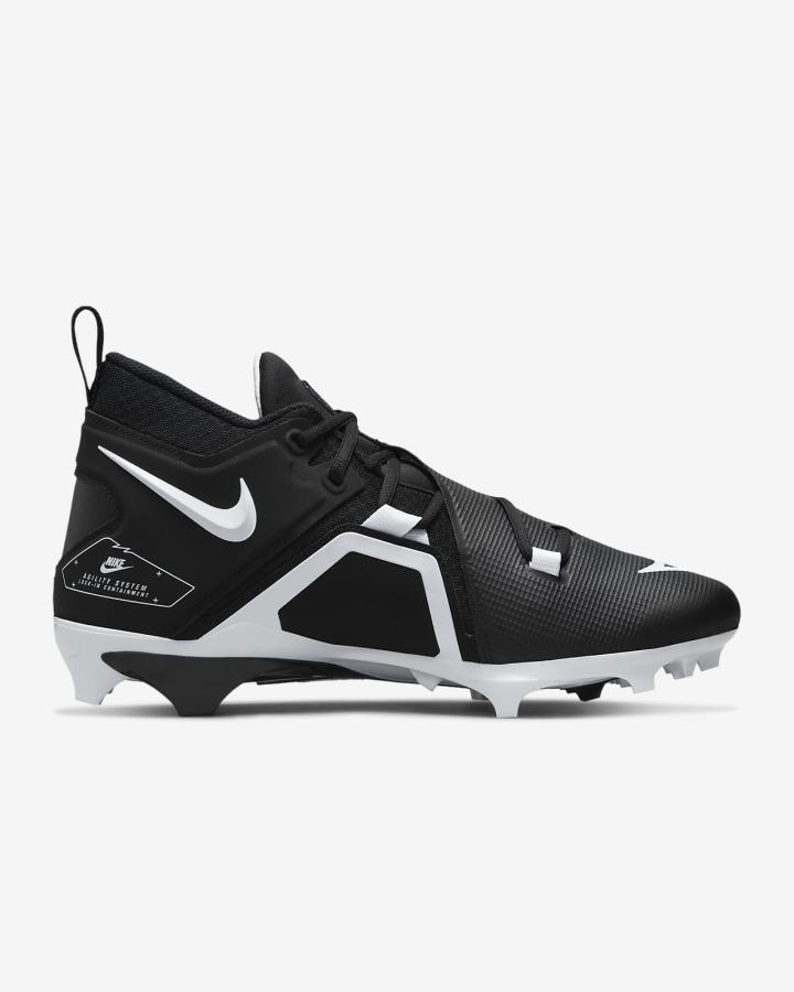 Botas de Futbol Nike Alpha Menace Pro 3 Hombre Negras Blancas | VOXFC-8049