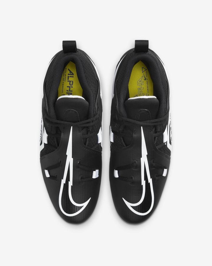 Botas de Futbol Nike Alpha Menace Pro 3 Hombre Negras Blancas | VOXFC-8049