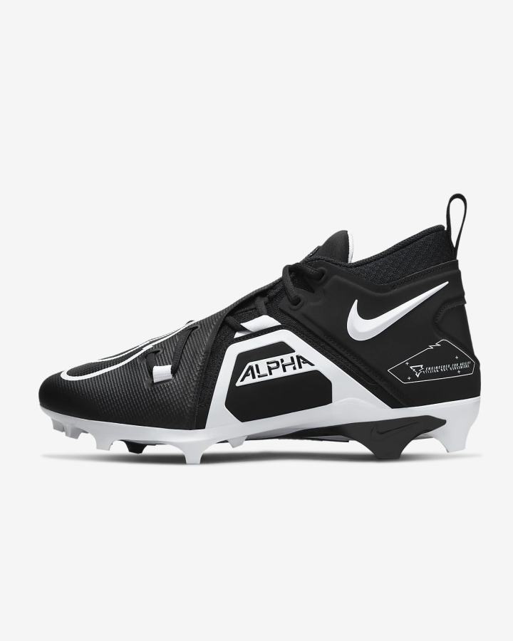 Botas de Futbol Nike Alpha Menace Pro 3 Hombre Negras Blancas | VOXFC-8049