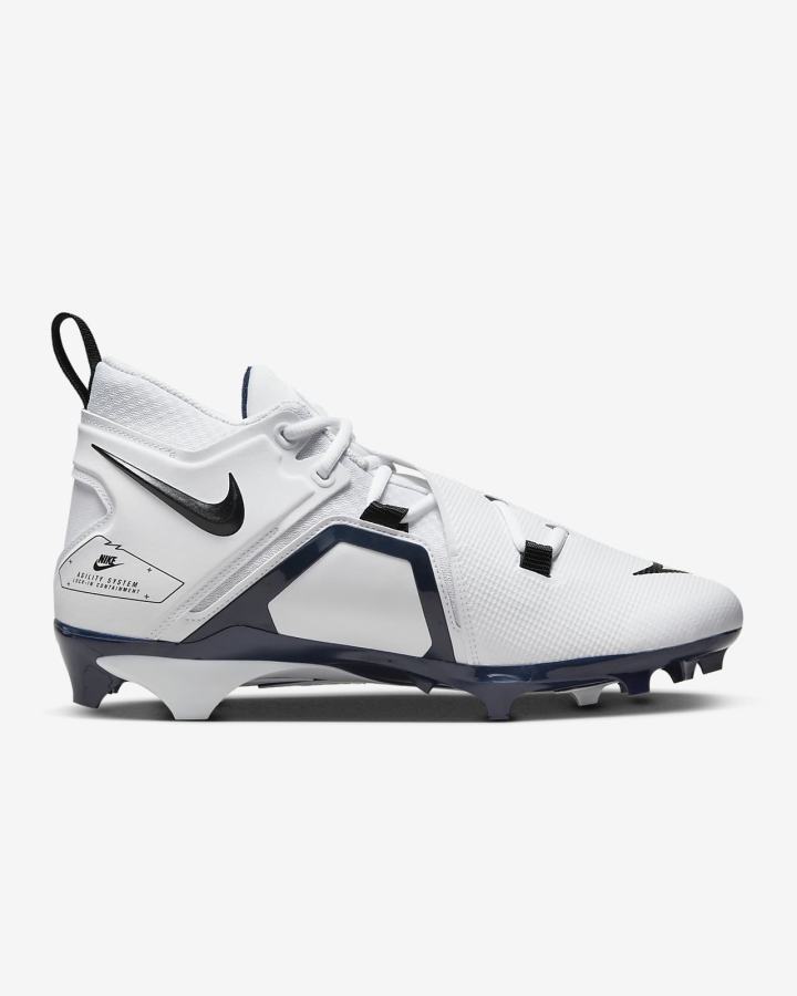 Botas de Futbol Nike Alpha Menace Pro 3 Hombre Blancas Azul Marino Negras | YOWZP-0823