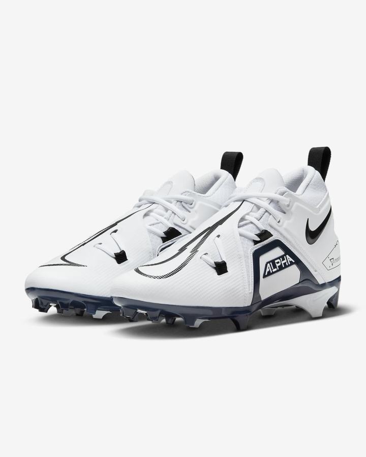 Botas de Futbol Nike Alpha Menace Pro 3 Hombre Blancas Azul Marino Negras | YOWZP-0823