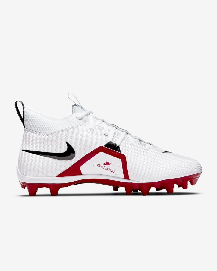 Botas de Futbol Nike Alpha Menace Varsity 3 Hombre Blancas Rojas Negras | BERJM-1845