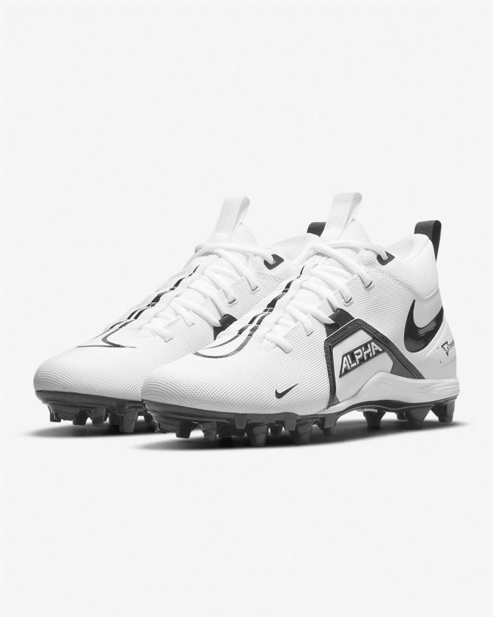 Botas de Futbol Nike Alpha Menace Varsity 3 Hombre Blancas Negras | LFCWY-7639