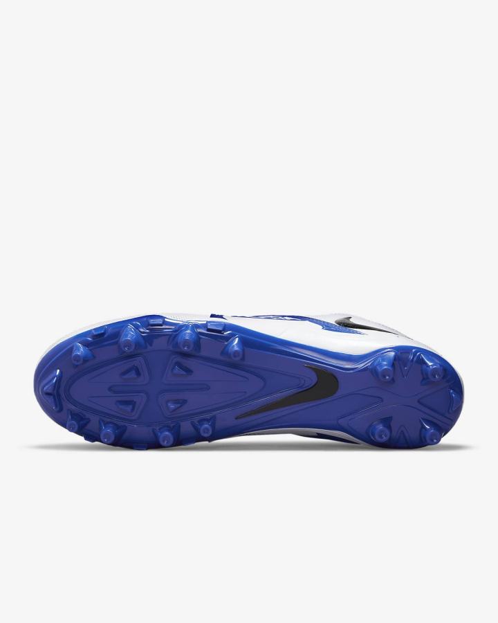 Botas de Futbol Nike Alpha Menace Varsity 3 Hombre Blancas Azul Real Negras | QHBMT-7219
