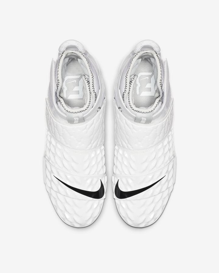 Botas de Futbol Nike Force Savage Elite 2 Hombre Blancas Gris Blancas Negras | ZVQIL-5360