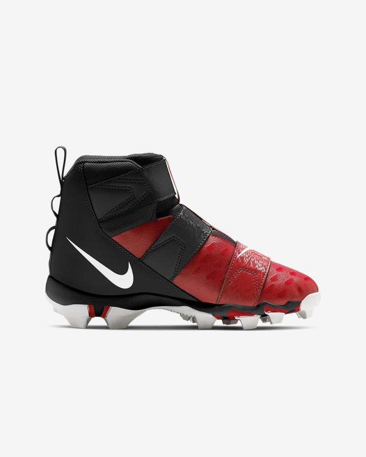 Botas de Futbol Nike Force Savage Shark 2 Kids Niño Rojas Negras Blancas | CGSXM-8497