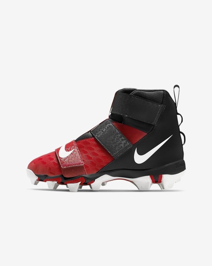 Botas de Futbol Nike Force Savage Shark 2 Kids Niño Rojas Negras Blancas | CGSXM-8497