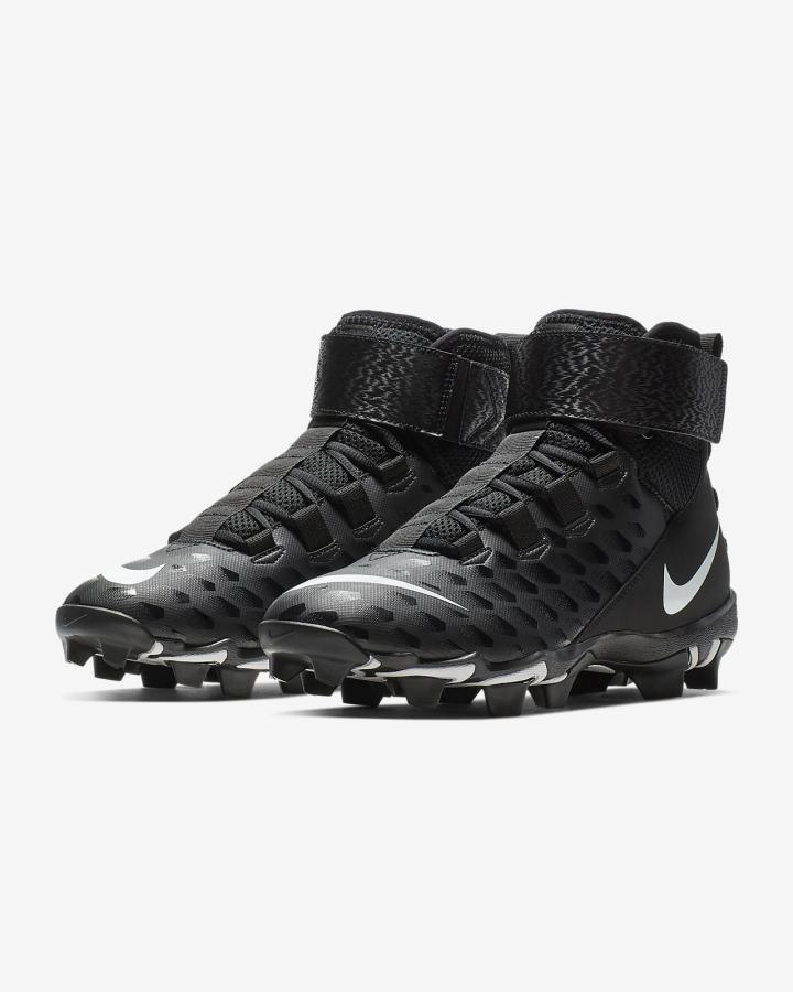 Botas de Futbol Nike Force Savage Shark 2 (Wide) Hombre Negras Gris Oscuro Blancas | QTKMS-4267