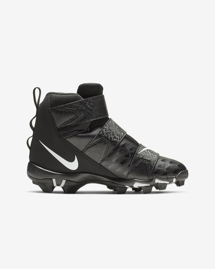 Botas de Futbol Nike Force Savage Shark 2 Kids Niño Negras Blancas | SVOCZ-9760