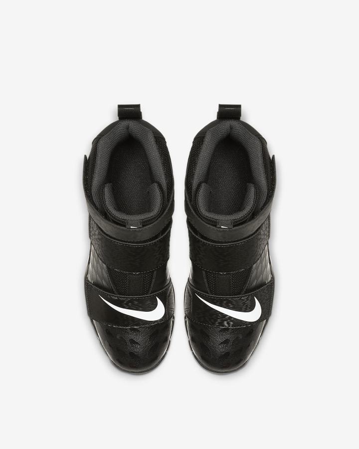 Botas de Futbol Nike Force Savage Shark 2 Kids Niño Negras Blancas | SVOCZ-9760