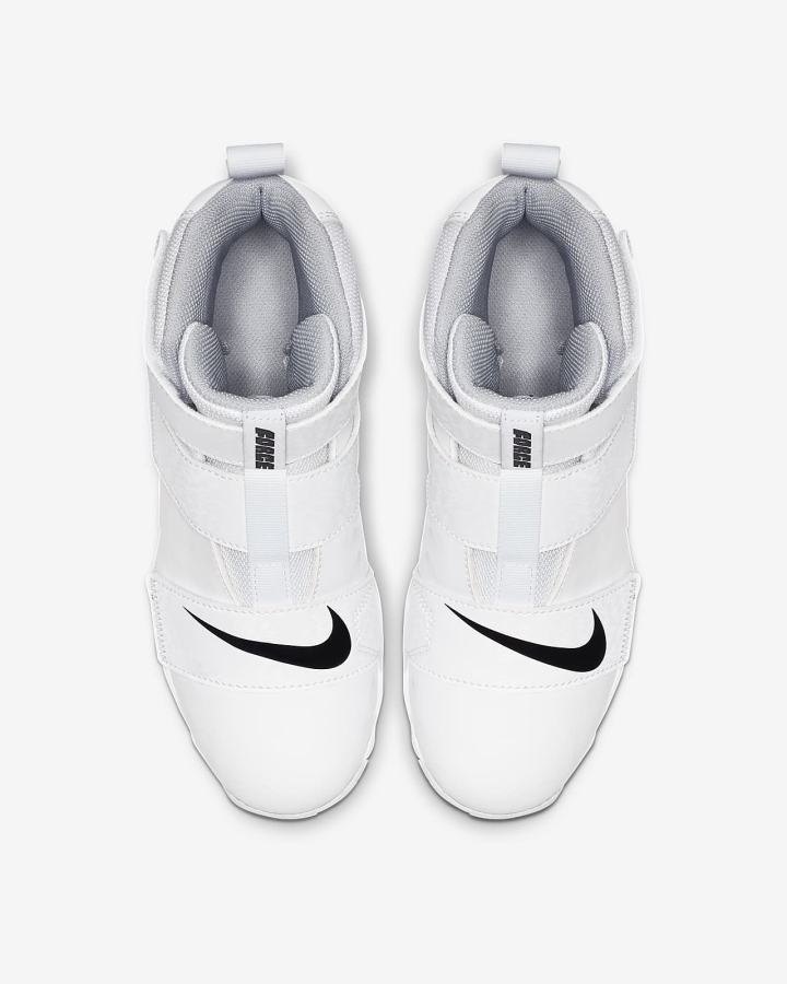 Botas de Futbol Nike Force Savage Shark 2 Kids Niño Blancas Gris Negras | XWFYJ-2361