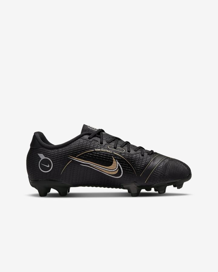 Botas de Futbol Nike Jr. Mercurial Vapor 14 Academy MG Kids Multi-Ground Niño Negras Metal Plateadas Gris Metal Doradas | CPUOV-9370