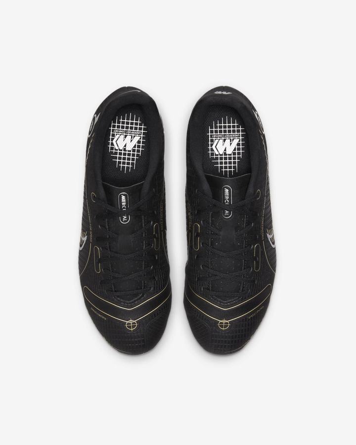 Botas de Futbol Nike Jr. Mercurial Vapor 14 Academy MG Kids Multi-Ground Niña Negras Metal Plateadas Gris Metal Doradas | LRYZE-6184