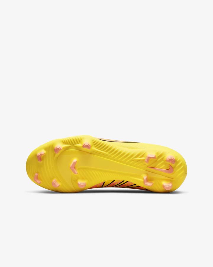 Botas de Futbol Nike Jr. Mercurial Vapor 15 Club FG/MG Kids Multi-Ground Niña Amarillo | MUZYD-1490