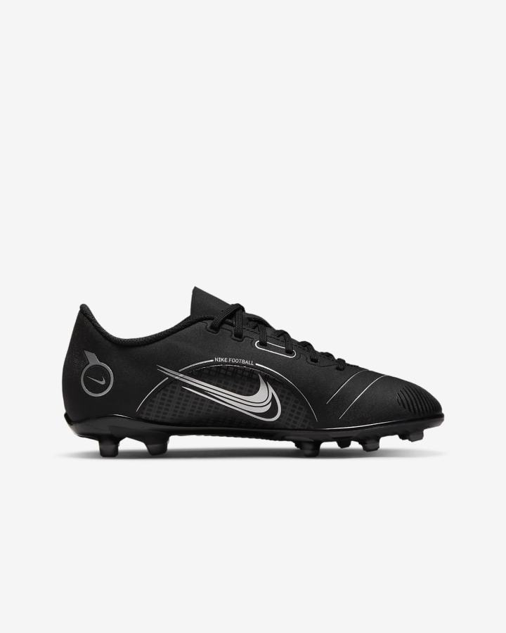Botas de Futbol Nike Jr. Mercurial Vapor 14 Club MG Kids Multi-Ground Niño Negras Gris Metal Plateadas | XJPOT-2859