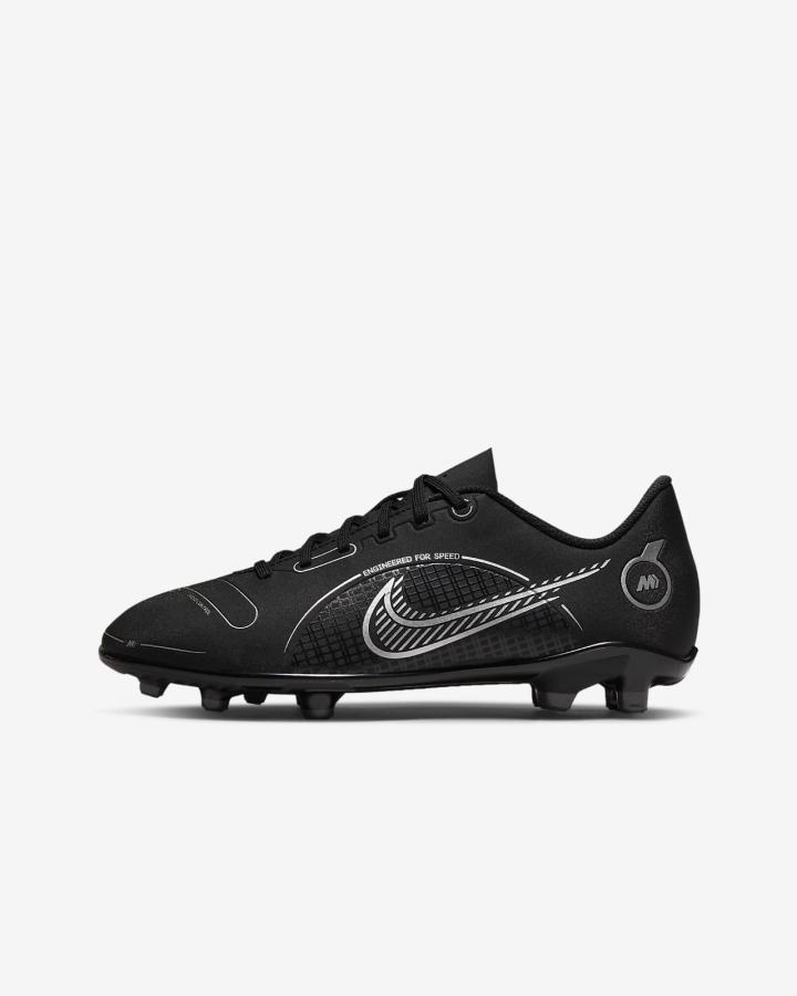 Botas de Futbol Nike Jr. Mercurial Vapor 14 Club MG Kids Multi-Ground Niño Negras Gris Metal Plateadas | XJPOT-2859