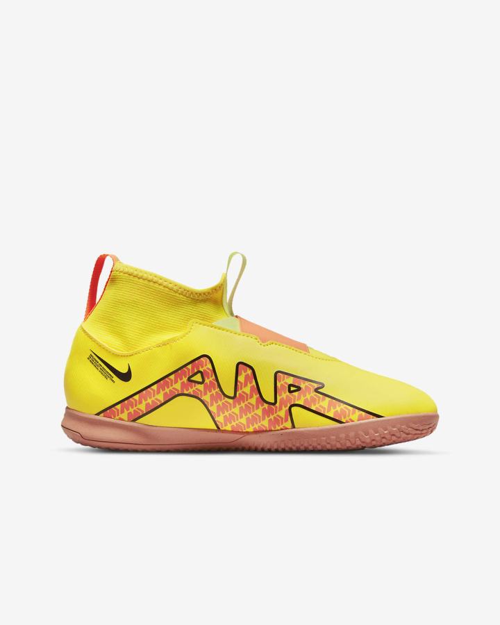 Botas de Futbol Nike Jr. Mercurial Zoom Superfly 9 Academy KM IC Kids Indoor/Court Niña Amarillo | HGCPS-6731