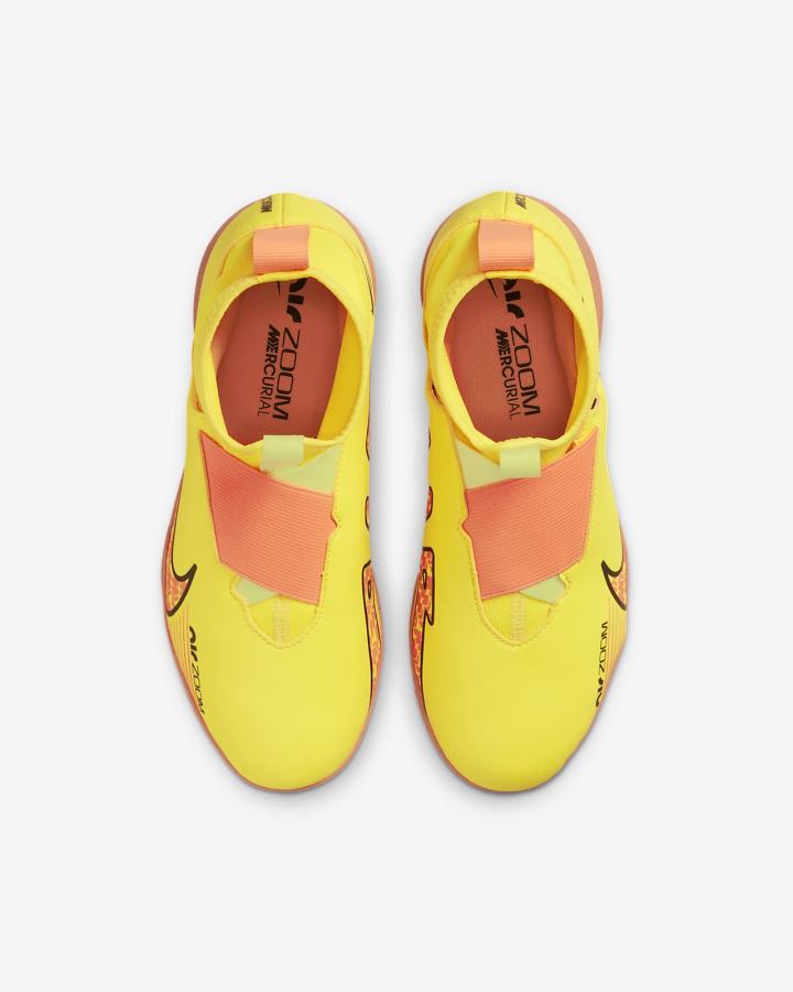 Botas de Futbol Nike Jr. Mercurial Zoom Superfly 9 Academy KM IC Kids Indoor/Court Niña Amarillo | HGCPS-6731