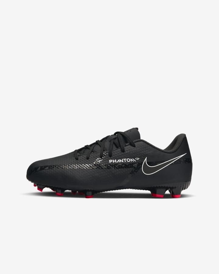 Botas de Futbol Nike Jr. Phantom GT2 Academy MG Kids Multi-Ground Niña Negras Blancas Rojas Claro Gris Oscuro | TBMKQ-0835