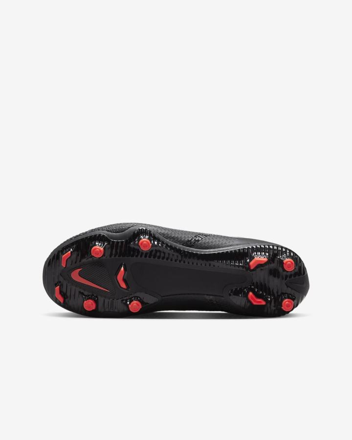 Botas de Futbol Nike Jr. Phantom GT2 Academy Dynamic Fit MG Kids Multi-Ground Niña Negras Blancas Rojas Claro Gris Oscuro | TZIHB-3846