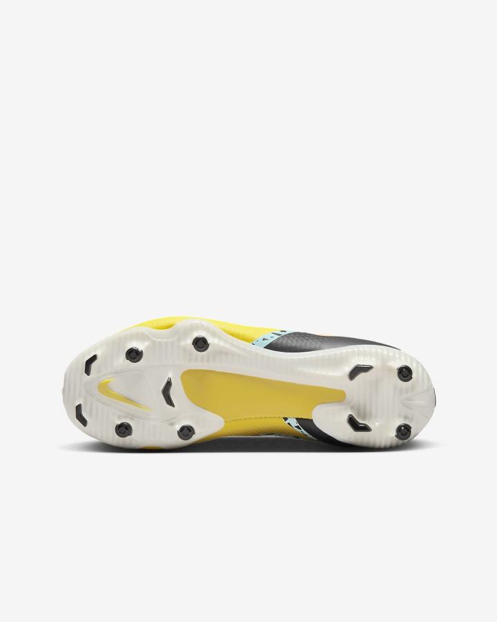 Botas de Futbol Nike Jr. Phantom GT2 Academy MG Kids Multi-Ground Niña Amarillo Negras | VKEOR-7932