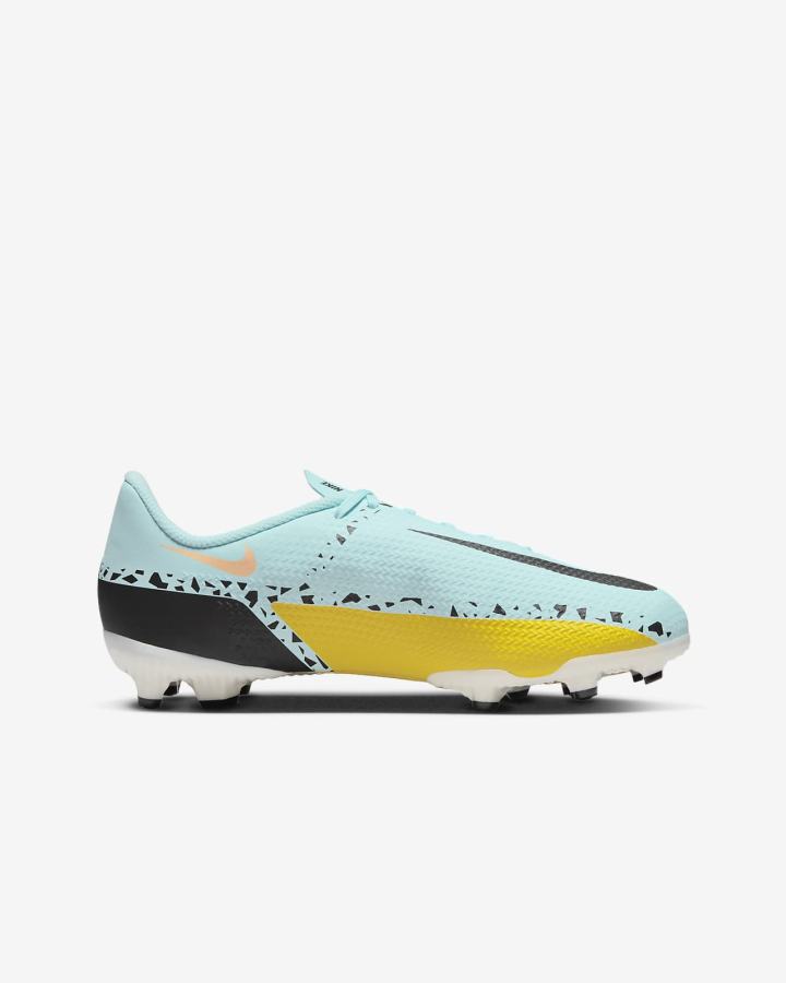 Botas de Futbol Nike Jr. Phantom GT2 Academy MG Kids Multi-Ground Niña Amarillo Negras | VKEOR-7932