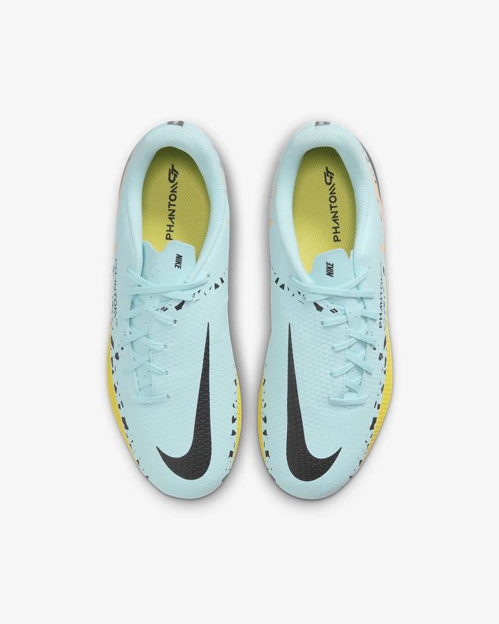 Botas de Futbol Nike Jr. Phantom GT2 Academy MG Kids Multi-Ground Niña Amarillo Negras | VKEOR-7932